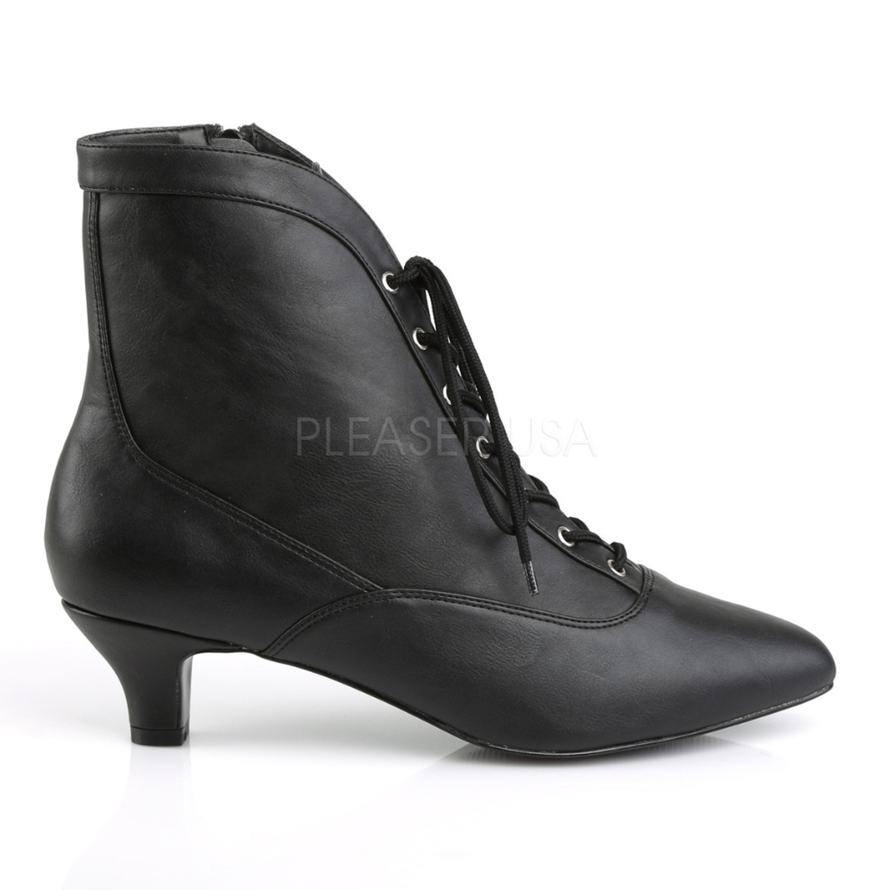 Pointed Toe High Heel Lace Up Ankle Boots